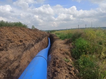 Изображение объекта Водопровод (диаметр 720 мм) от гидроузла № 2 до гидроузла № 7: на участке - от реки Черновой Уроп, в сторону гидроузла № 7, протяжённостью 1500 м (капитальный ремонт)